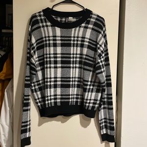 H&M checkered sweater